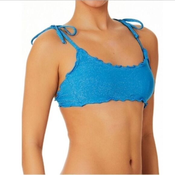 Women’s Juniors Lettuce Edge Bikini Swimsuit Bathing Suit 2-Pack Size L - Picture 9 of 16